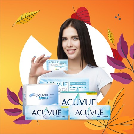  ACUVUE® и MyACUVUE® Покупайте от 2 упаковок со скидкой до 1000 ₽*